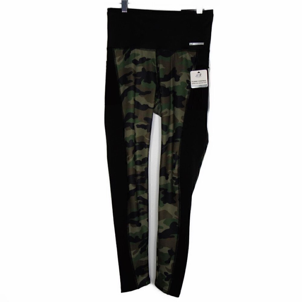 JGX - High Rise Tummy Control Camo Yoga Pants - Sm